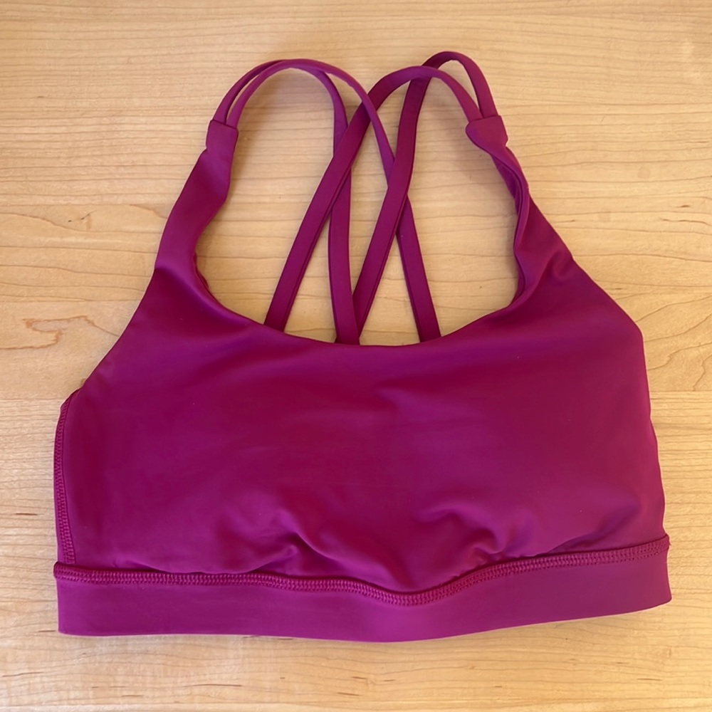 Lululemon Energy Sports Bra, Size 4